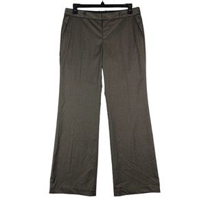Banana Republic Ryan Fit Wide Leg Pants Trousers Womens Size 12 Brown
